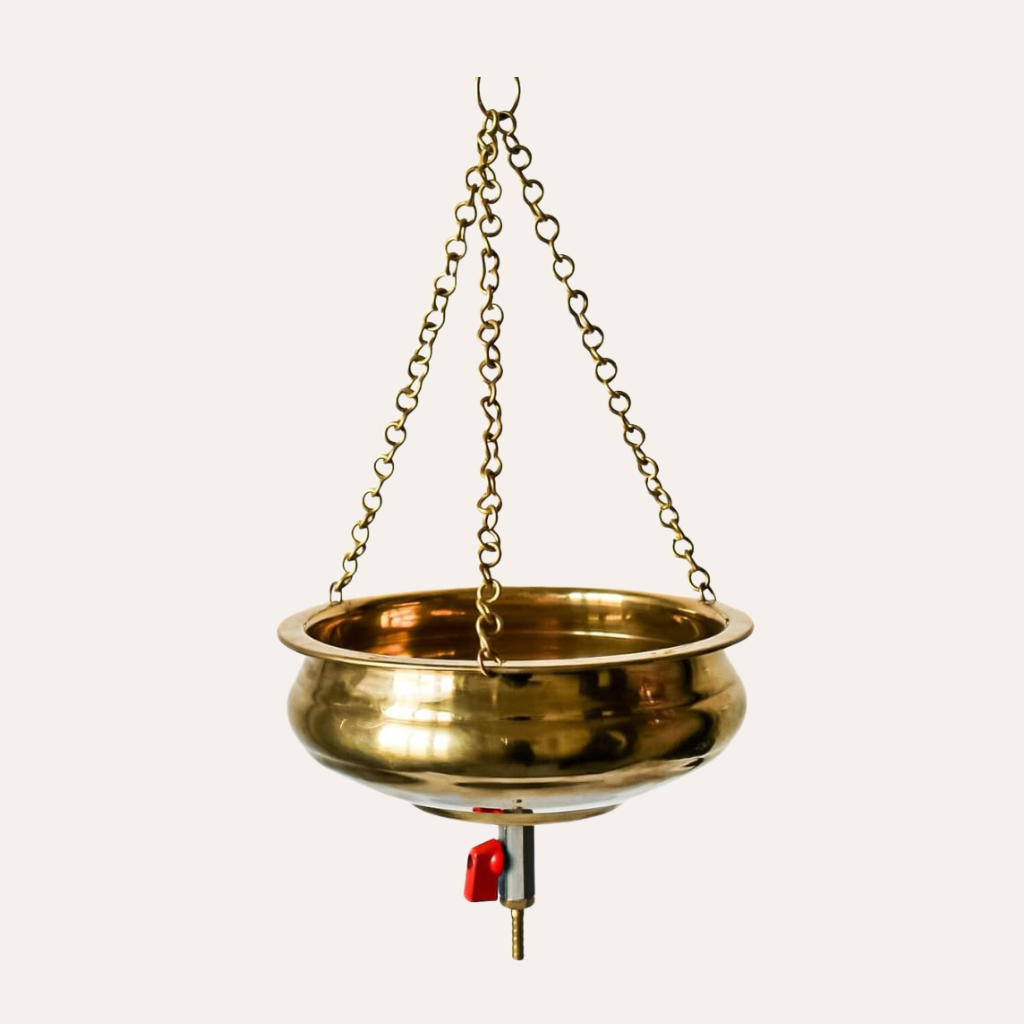 Traditional Shirodhara Brass Pot