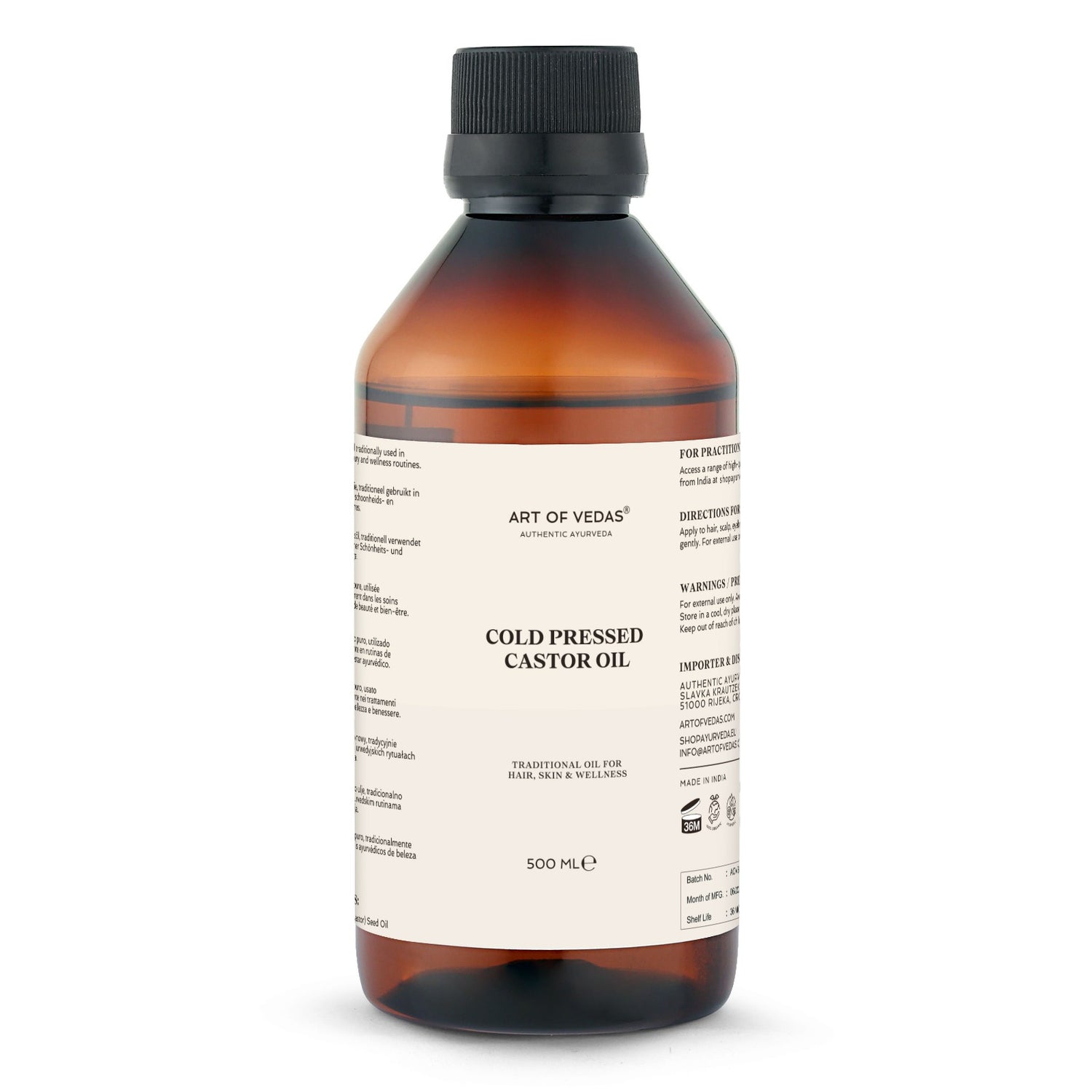 Organikus Ricinusolaj 500ML